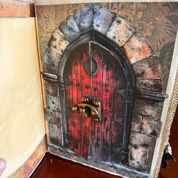 Handmade Dragon Junk Journal, Scrapbook With Tea Dyed Paper - Picture 4 of 9